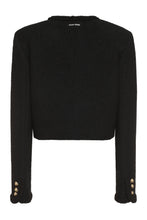Carica l'immagine nel visualizzatore di Gallery, Giacca monopetto in maglia bouclé