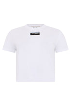 Load image into Gallery viewer, Cropped T-shirt with logo