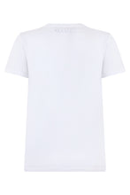 Carica l'immagine nel visualizzatore di Gallery, T-shirt con applicazioni floreali