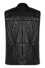 Carica l'immagine nel visualizzatore di Gallery, Moncler + Rick Owens - Gilet Geocamo in pelle