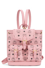 Carica l'immagine nel visualizzatore di Gallery, Zaino in pelle sintetica con pattern monogram