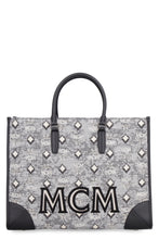 Load image into Gallery viewer, All over logo canvas tote