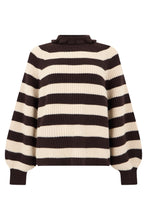 Carica l'immagine nel visualizzatore di Gallery, Maglione a righe in lana e cashmere