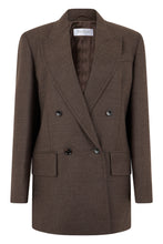 Carica l'immagine nel visualizzatore di Gallery, Blazer oversize doppiopetto in lana