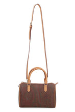 Load image into Gallery viewer, Paisley print boston bag