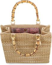 Carica l'immagine nel visualizzatore di Gallery, Tote bag Panarea in rafia