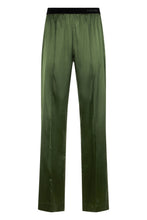 Load image into Gallery viewer, Straight silk trousers