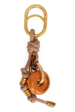 Carica l'immagine nel visualizzatore di Gallery, Portachiavi Charm Donut in pelle di vitello