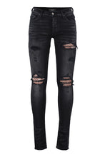 Carica l'immagine nel visualizzatore di Gallery, Jeans skinny effetto destroyed