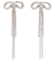 Load image into Gallery viewer, Bow Drop Earrings
