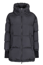 Load image into Gallery viewer, Hooded nylon down jacket