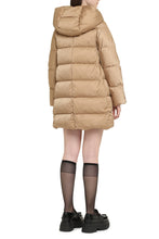 Load image into Gallery viewer, Long hooded down jacket