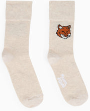 Load image into Gallery viewer, Cotton blend socks with embroidery