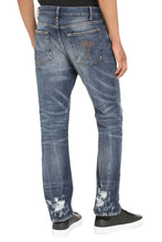 Carica l'immagine nel visualizzatore di Gallery, Jeans slim fit a 5 tasche