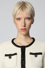 Carica l'immagine nel visualizzatore di Gallery, Cardigan in maglia con paillettes