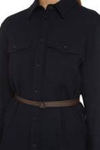 Carica l'immagine nel visualizzatore di Gallery, Abito chemisier con cintura