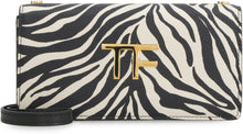Load image into Gallery viewer, Printed leather clutch