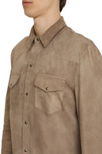 Load image into Gallery viewer, Suede overshirt
