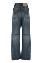 Carica l'immagine nel visualizzatore di Gallery, Jeans wide-leg a cinque tasche