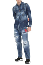 Load image into Gallery viewer, Fashion Western denim shirt