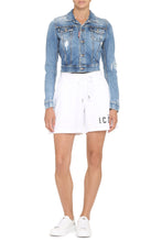 Carica l'immagine nel visualizzatore di Gallery, Giacca in denim slavato