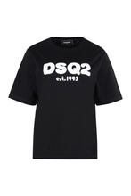Carica l'immagine nel visualizzatore di Gallery, T-shirt a maniche corte in cotone con stampa
