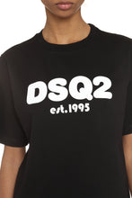 Carica l'immagine nel visualizzatore di Gallery, T-shirt a maniche corte in cotone con stampa