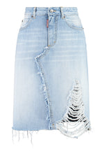 Carica l'immagine nel visualizzatore di Gallery, Gonna Raw in denim