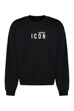 Carica l'immagine nel visualizzatore di Gallery, Felpa girocollo in cotone con logo
