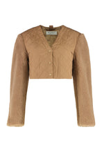 Carica l'immagine nel visualizzatore di Gallery, Gilet crop 2-in-1 in tessuto Teddy