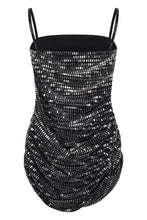 Load image into Gallery viewer, Top with rhinestones and thin straps