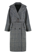 Carica l'immagine nel visualizzatore di Gallery, Cappotto lungo in tweed di lana