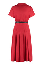 Carica l'immagine nel visualizzatore di Gallery, Abito chemisier in popeline di cotone