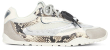 Carica l'immagine nel visualizzatore di Gallery, Sneakers in mesh e pelle con stampa pitonata