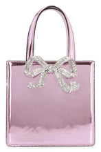 Carica l'immagine nel visualizzatore di Gallery, Mini borsa a mano Bow in pelle