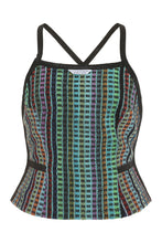 Carica l'immagine nel visualizzatore di Gallery, Top jacquard multicolor