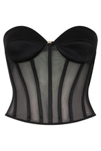 Load image into Gallery viewer, Top corset in a mix of polyamide and elastane