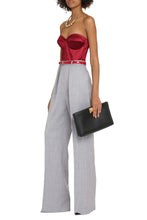 Load image into Gallery viewer, Satin bodice jumpsuit