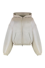 Load image into Gallery viewer, Hoodie with zip in cotton blend