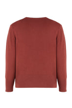 Load image into Gallery viewer, Red dark cardigan, elegant and versatile.