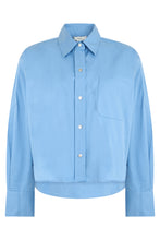 Load image into Gallery viewer, Cropped shirt with long sleeves