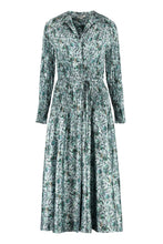Carica l'immagine nel visualizzatore di Gallery, Abito chemisier con stampa floreale