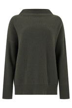 Carica l'immagine nel visualizzatore di Gallery, Maglione con collo a cratere in cashmere
