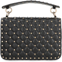 Carica l'immagine nel visualizzatore di Gallery, Valentino Garavani - Borsa a mano Rockstud Spike media in pelle