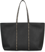 Carica l'immagine nel visualizzatore di Gallery, Borsa Shopping Rockstud in pelle