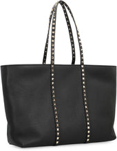 Carica l'immagine nel visualizzatore di Gallery, Borsa Shopping Rockstud in pelle