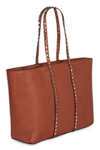 Carica l'immagine nel visualizzatore di Gallery, Borsa Shopping Rockstud in pelle