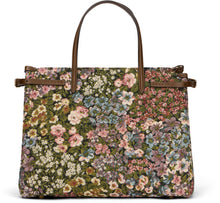 Carica l'immagine nel visualizzatore di Gallery, Borsa shopper Antibes piccola in tessuto jacquard