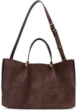 Carica l'immagine nel visualizzatore di Gallery, Borsa shopping Large in suede