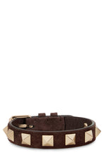 Carica l'immagine nel visualizzatore di Gallery, Bracciale Rockstud in pelle
